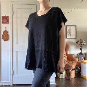 Relaxed fit jersey top